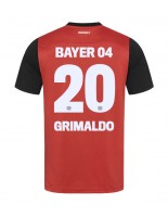 Moške Nogometnih dresov Bayer Leverkusen Alejandro Grimaldo #20 Domači 2024-25 Kratki rokavi